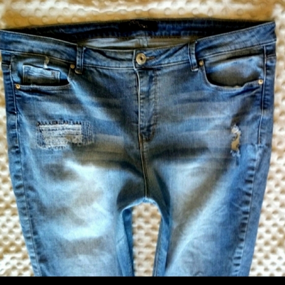Stitch Star Jeans Skinny Leg Ankle Size 20 NWOT - Picture 4 of 11